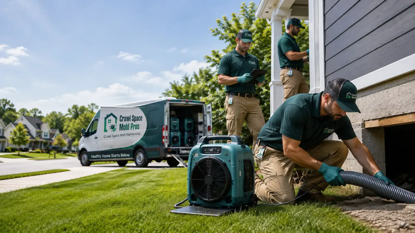 Crawl Space Mold Removal in Avondale, PA